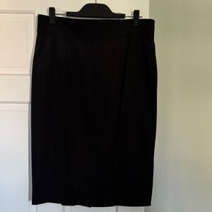 Escada Black Pencil Skirt. Size 44 us 14